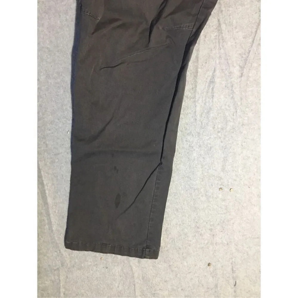 Mens Weatherproof Pants Size 38x32 Dark Grey Straight Leg Work Jeans Casual - Picture 2 of 3